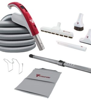 Ensemble boyau interrupteur 24v. et accessoires superluxes cyclovac